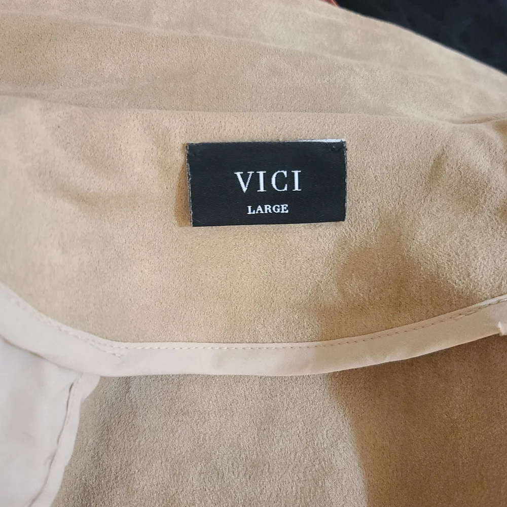 VICI Camel Super Soft Suede Jacket - Picture 3 of 7